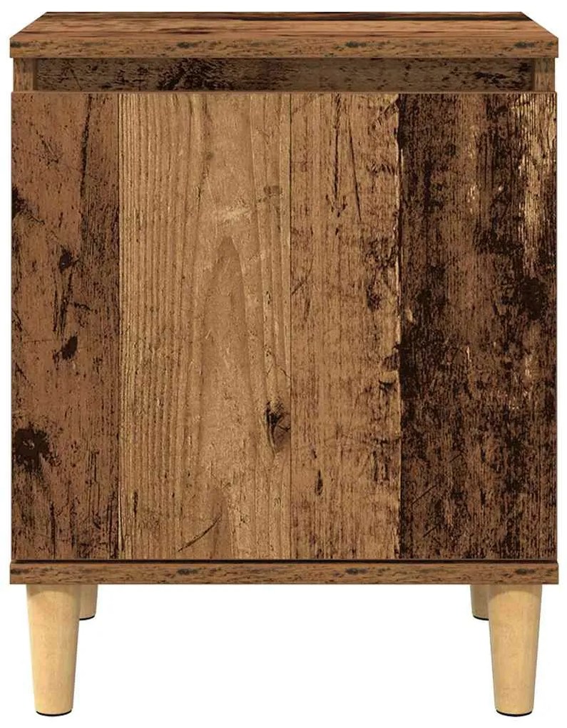 vidaXL Κομοδίνο Παλαιό ξύλο 40 x 30 x 50 cm Επεξεργασμένο ξύλο