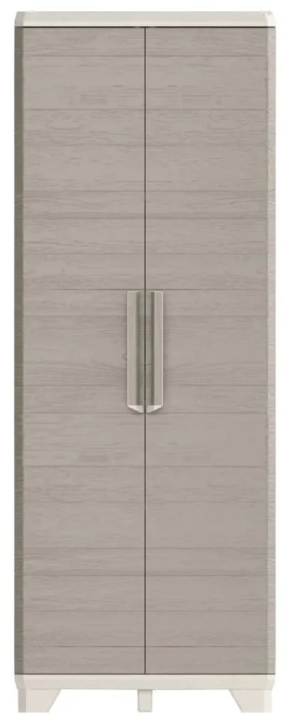 Keter Ντουλάπα Αποθήκευσης Πολυχρηστική Wood Grain Κρεμ/Taupe 182 εκ.