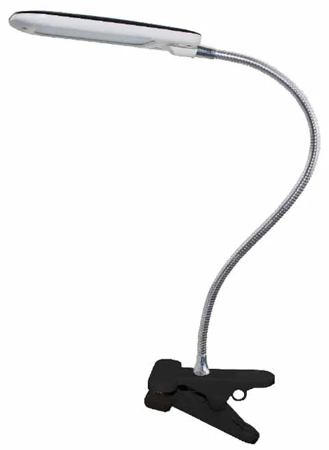 Πορτατίφ LED Με Κλιπ Aca Baz 15205LEDBKC Black