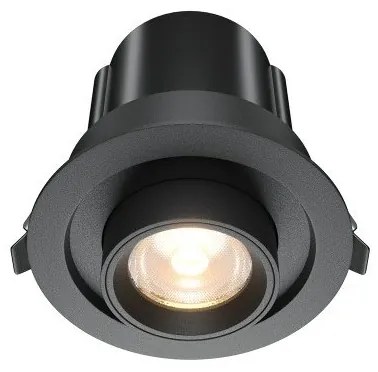 Χωνευτό Σποτ Φωτιστικό Οροφής LED 10W Μαύρο Αναδιπλούμενο Hidden DL095-01-10W3K-B Maytoni DL095-01-10W3K-B Μαύρο