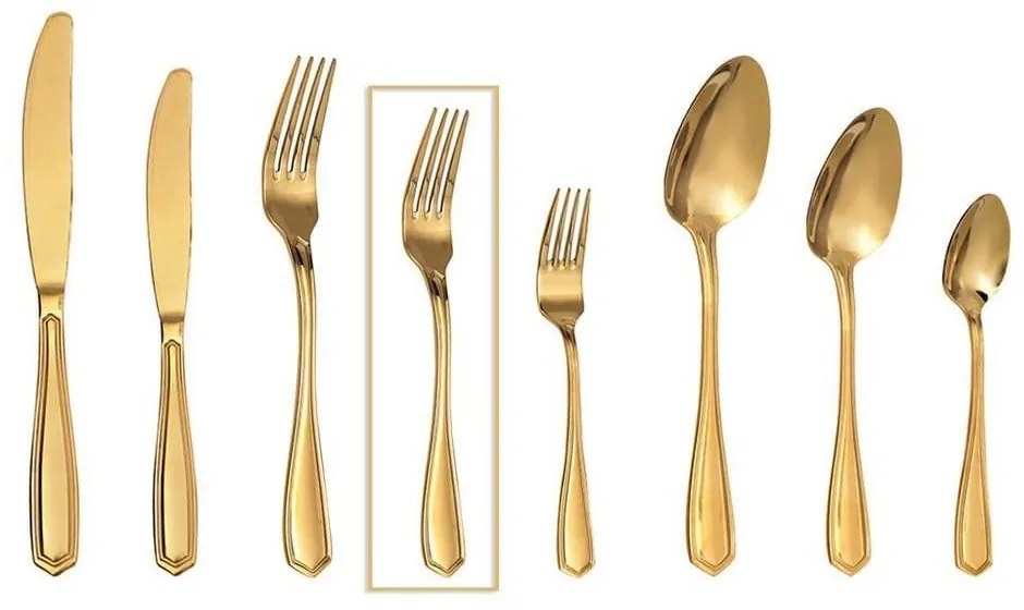 Πιρούνι Φρούτου Empire 18.3cm 18/0 Gyg206K12 Gold Espiel Stainless Steel