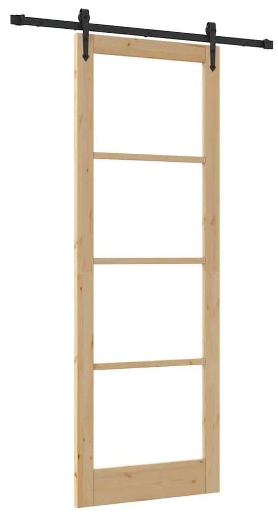 vidaXL Συρόμενη Πόρτα ORKDAL Φυσικό 83 x 232 εκ.