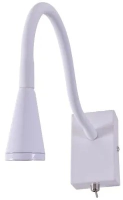 Απλίκα Φωτιστικό Τοίχου LED Μέταλλο CABLE H10 Φ6 Homelighting-77-3590-Λευκό 77-3590