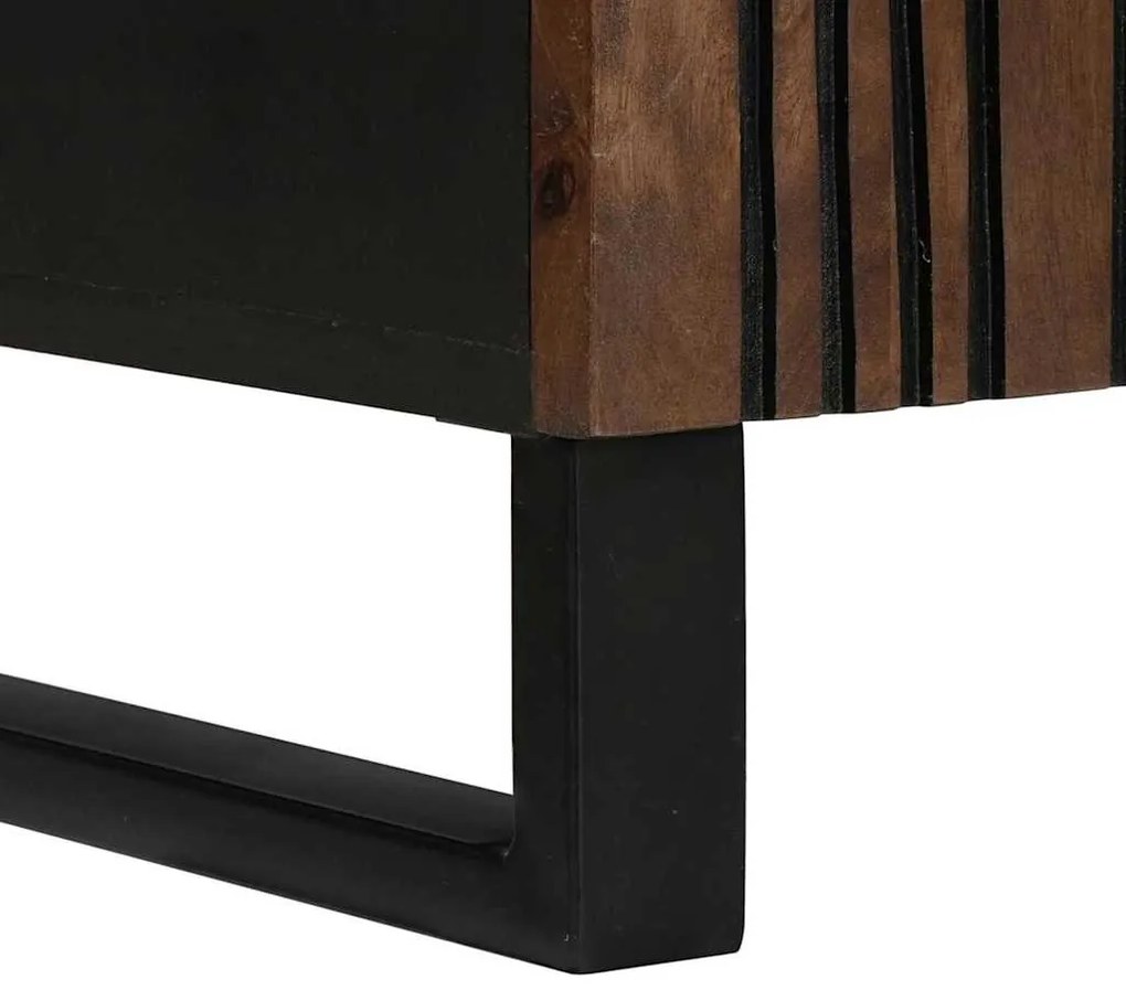 vidaXL Κονσόλα Τηλεόρασης Καφέ 160 x 30 x 30.5 εκ. Μασίφ ξύλο μάνγκο