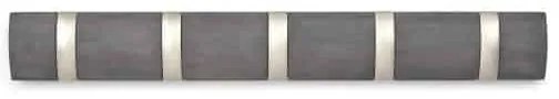 Umbra flip Ξύλινη κρεμάστρα τοίχου 5 θέσεων 51Χ6.5εκ 318850-1143