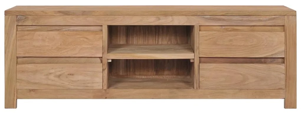 vidaXL Έπιπλο Τηλεόρασης 115x30x40 εκ. από Μασίφ Ξύλο Teak