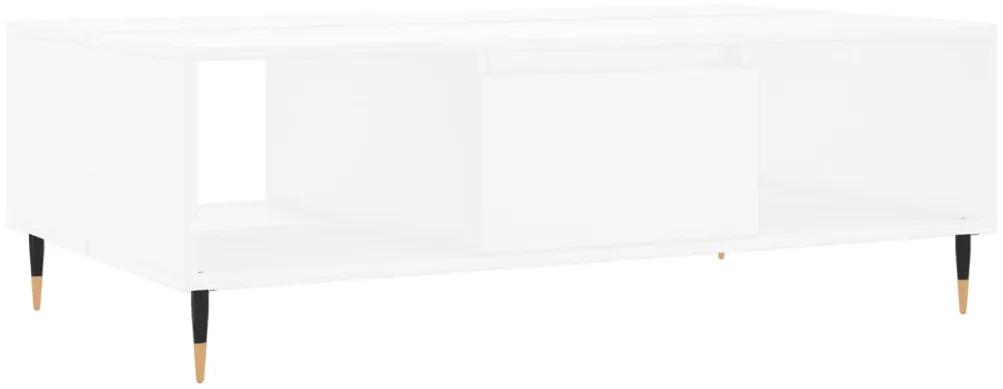 vidaXL Τραπεζάκι Σαλονιού Λευκό 104x60x35 εκ. από Επεξεργασμένο Ξύλο