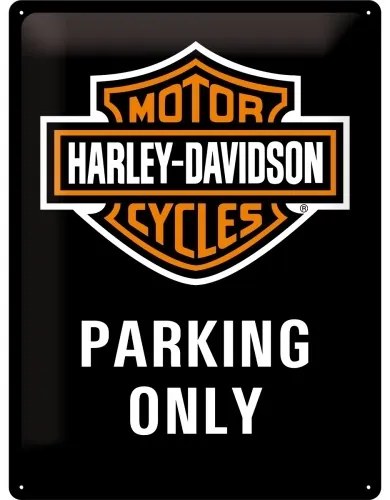 Μεταλλική πινακίδα Harley Davidson - Parking Only