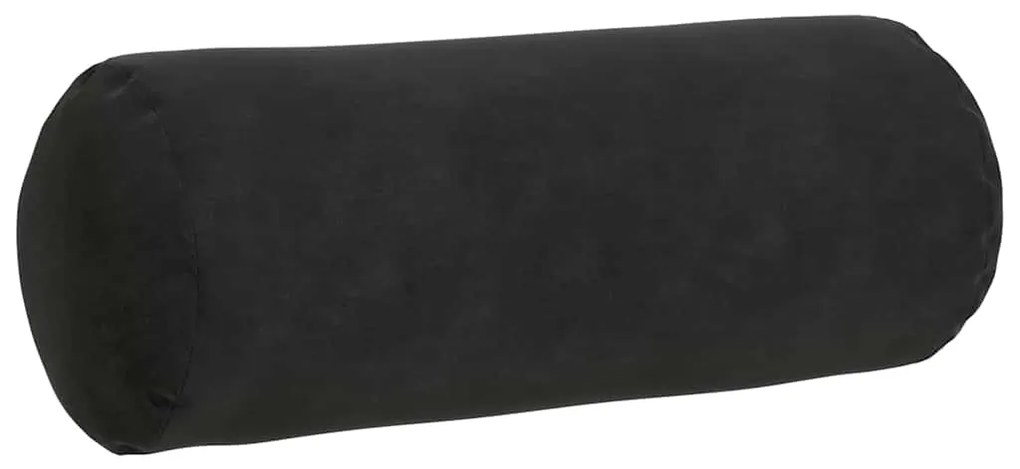 vidaXL Μαξιλάρια Στήριγμα 2 pcs Μαύρο Ø 15 x 40 εκ