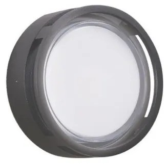 Απλίκα Φωτιστικό Τοίχου LED 15W Σκούρο Γκρι ΙΡ65 Φ22,5cm Nikao 4321800 Viokef-4321800-Ανθρακί 4321800