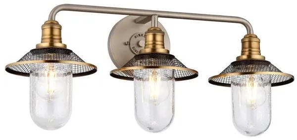 Απλίκα Φωτιστικό Μπάνιου 3xE27 IP44 Rigby Quintiesse Elstead Lighting-QN-RIGBY3-BATH-AN-Ορείχαλκος QN-RIGBY3-BATH-AN