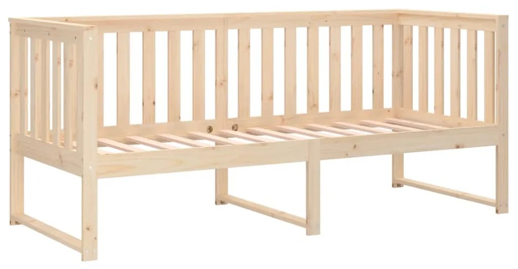 vidaXL Κρεβάτι ημέρας χωρίς στρώμα 75x190 cm Στερεό ξύλο πεύκο