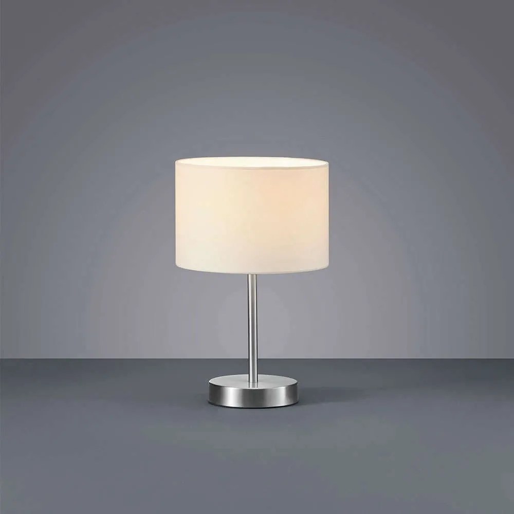 Επιτραπέζιο Φωτιστικό Hotel 501100101 D20x32cm White Trio Lighting Metal, Fabric