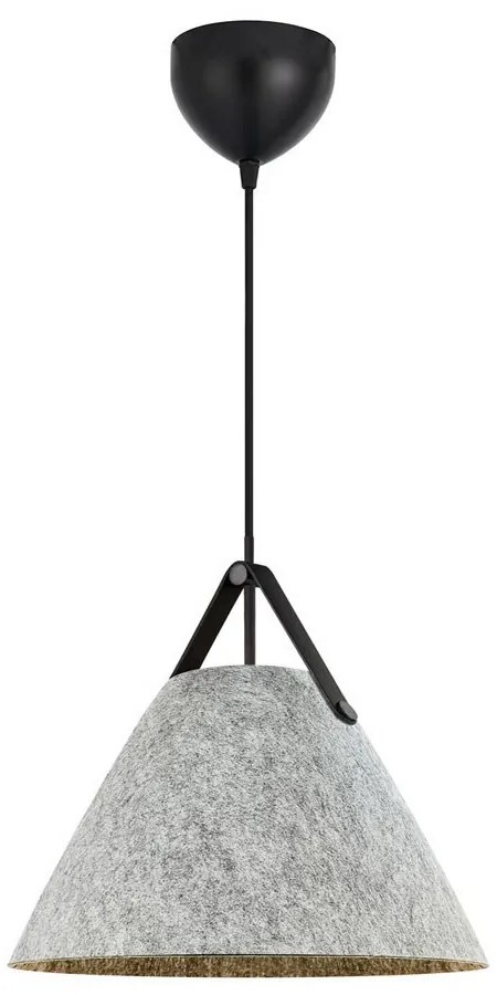 Φωτιστικό Οροφής Κρεμαστό Strap 36 84343010 E27 36x37x300cm Light Grey Dftp