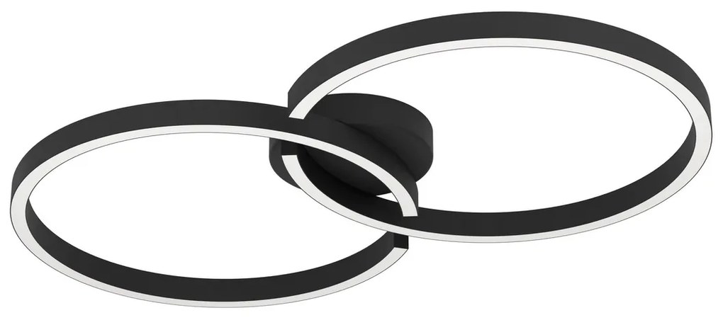 Φωτιστικό Οροφής Eglo 900955 AMANDOLO Μαύρο Ματ (Black Mat) 2700K - 6500K