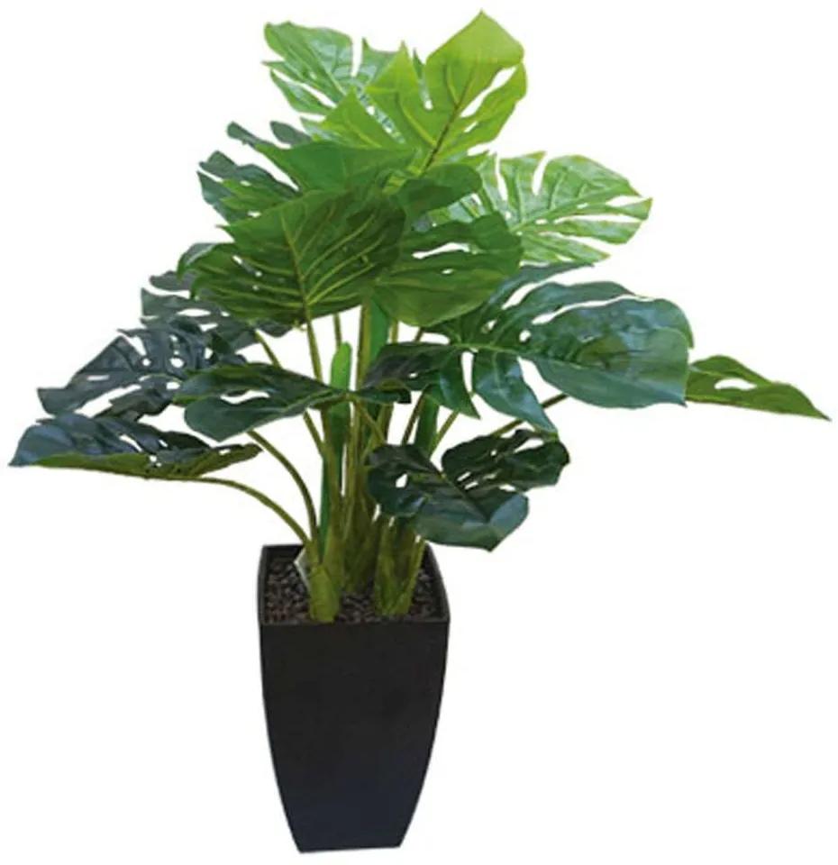 Τεχνητό Φυτό Σε Γλάστρα Σχιστόφυλλο 04-00-18726 65cm Green Marhome Πλαστικό