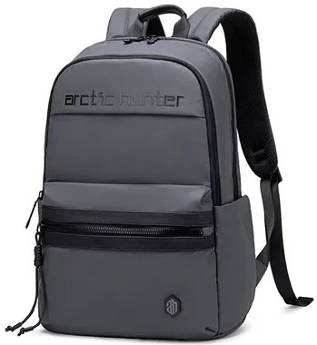 ARCTIC HUNTER τσάντα πλάτης B00536 με θήκη laptop 15.6", 21L, γκρι