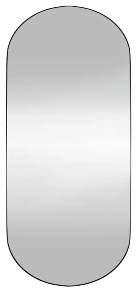 Καθρέφτης Τοίχου Οβάλ 40 x 90 εκ. από Γυαλί - Ασήμι