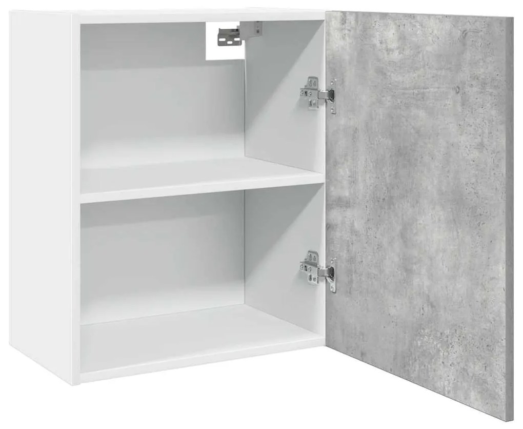 vidaXL Κρεμαστό Ντουλάπι "Lyon" Γκρι Σκυρόδεμα 50x31x60 εκ. από Τεχνητό Ξύλο