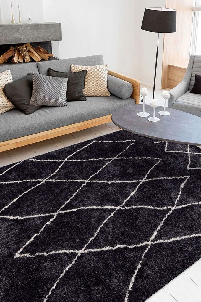 Χαλί Orlando 425 Anthracite Kayoom 200X290cm