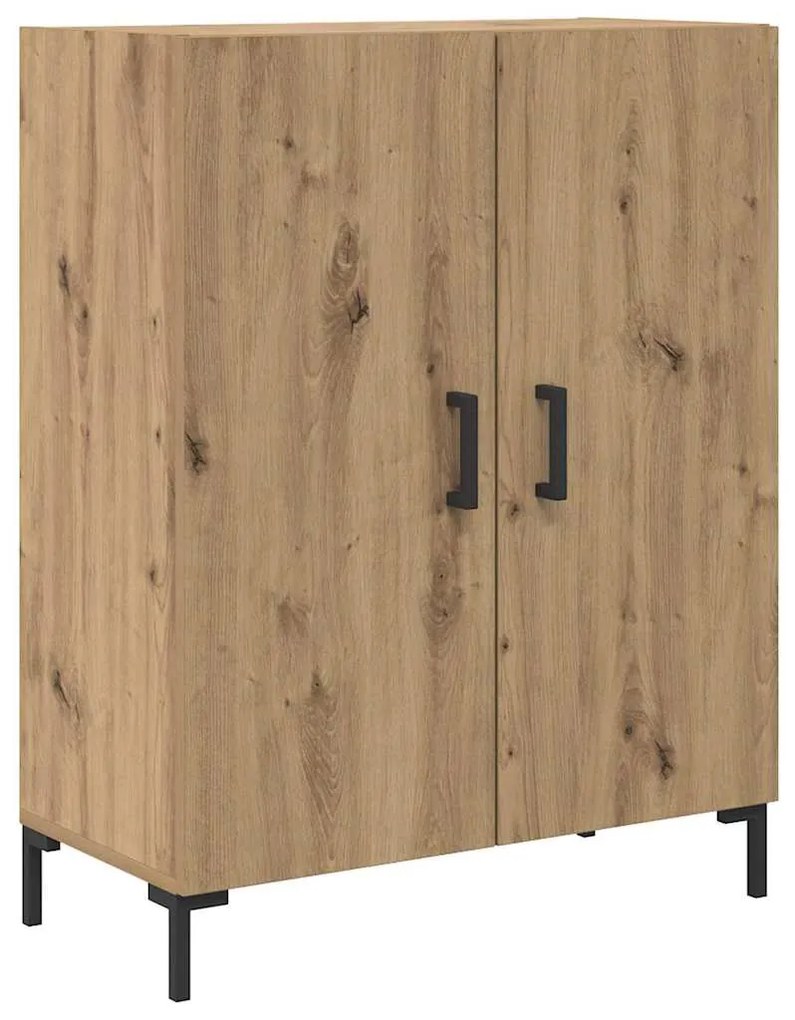 vidaXL Highboard 2 pcs Artisan Oak Επεξεργασμένο ξύλο