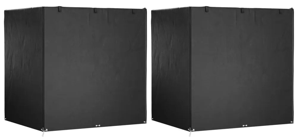 vidaXL Καλύμματα Κούνιας 12 Κρίκοι 2 τεμ. 220x177x220 εκ. Πολυαιθ.