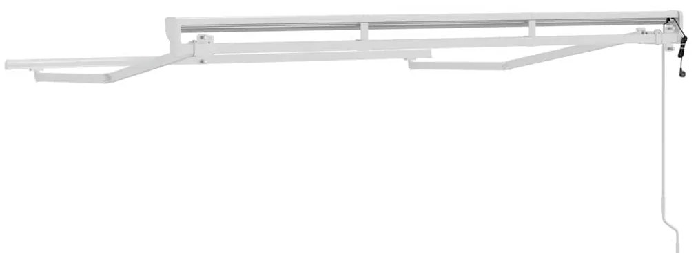 vidaXL Σκελετός Τέντας Λευκό 2.5 x 2 m