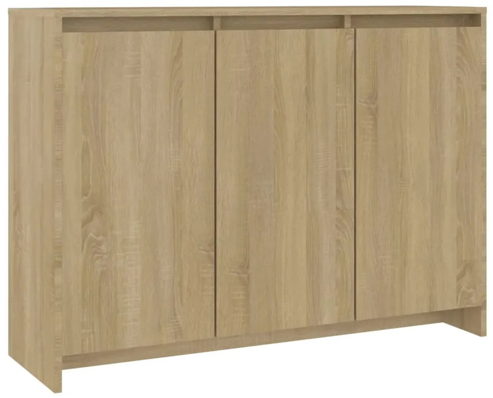 vidaXL Μπουφές Sonoma Δρυς 102x33x75 εκ. Επεξεργασμένο Ξύλο