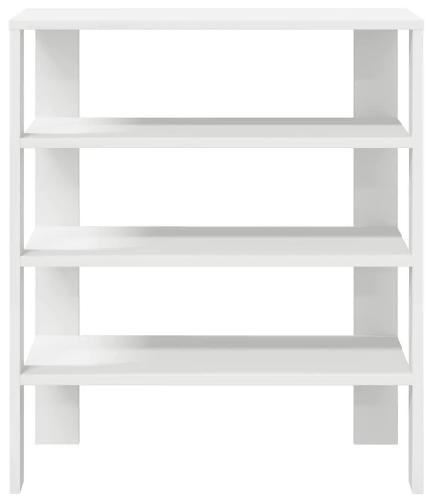 vidaXL Ράφι παπουτσιών  Λευκό 61x32x70 cm Κατασκευασμένο ξύλο