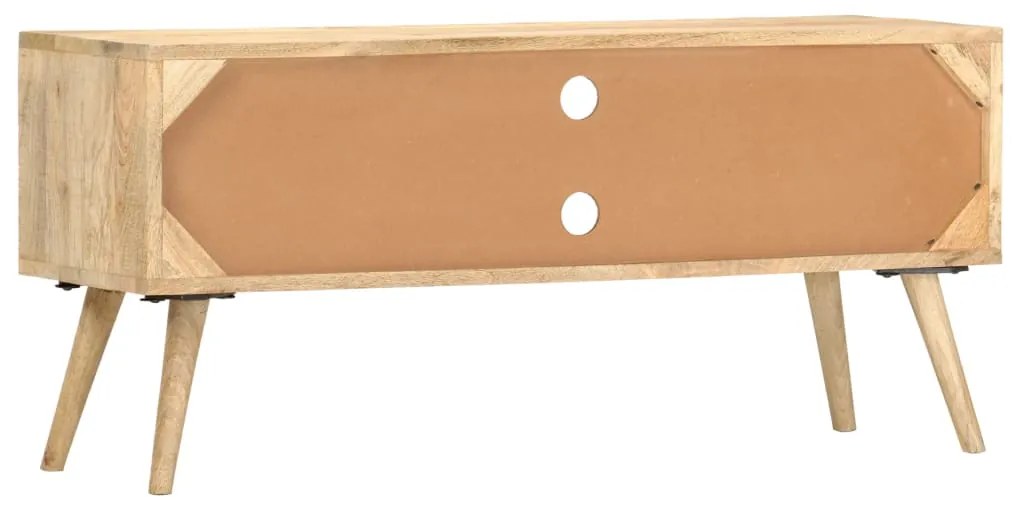 vidaXL Έπιπλο Τηλεόρασης 100 x 30 x 45 εκ. από Μασίφ Ξύλο Μάνγκο