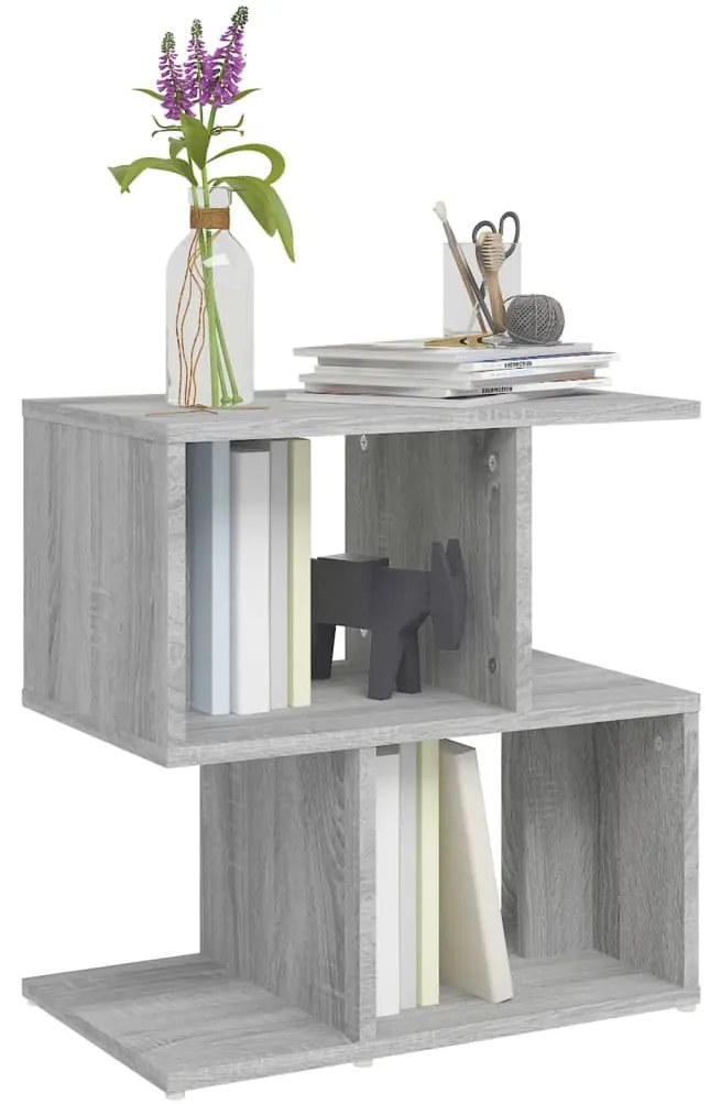 vidaXL Κομοδίνα 2 Τεμ. Γκρι Sonoma 50x30x51,5 εκ. Επεξεργασμένο Ξύλο