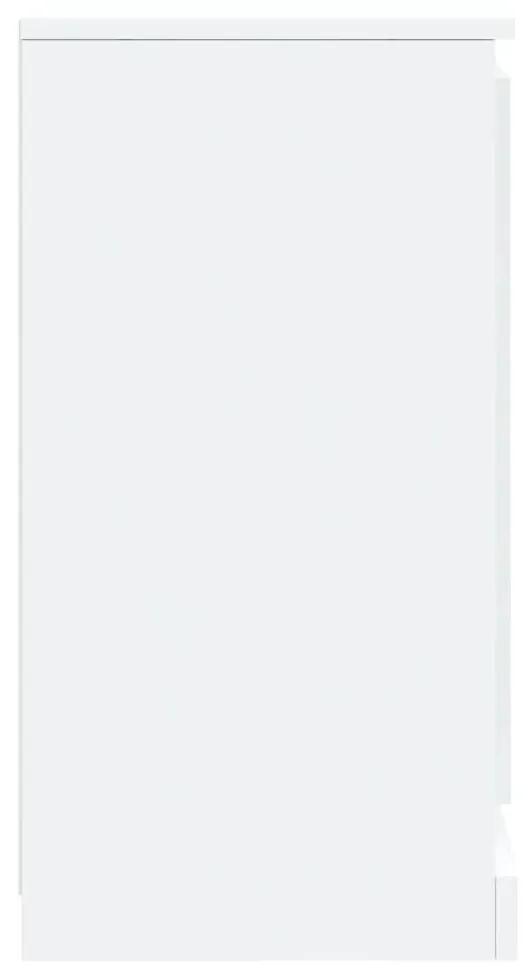 Ντουλάπια 2 τεμ. Λευκά 37,5x35,5x67,5 εκ. Επεξεργασμένο Ξύλο - Λευκό