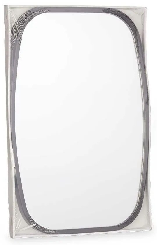 Τοίχο καθρέφτη Gift Decor Μαύρο 43 x 65 x 3 cm Ορθογώνιο (4 Μονάδες)