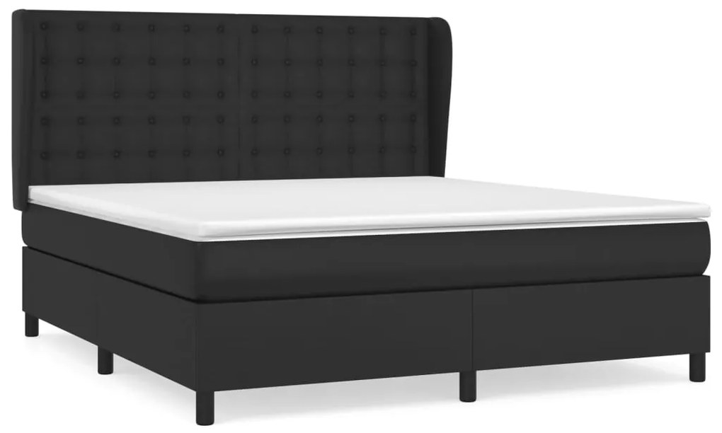 ΚΡΕΒΑΤΙ BOXSPRING ΜΕ ΣΤΡΩΜΑ ΜΑΥΡΟ 180X200ΕΚ.ΑΠΟ ΣΥΝΘΕΤΙΚΟ ΔΕΡΜΑ 3129045