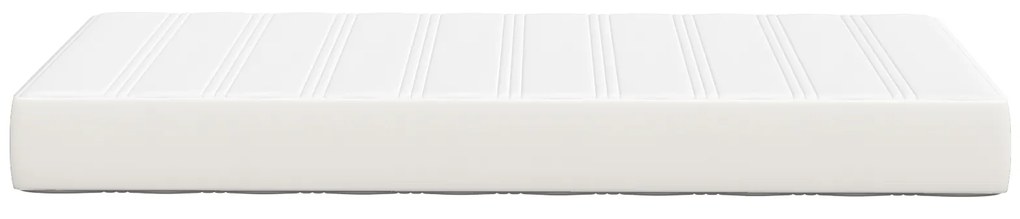 vidaXL Στρώμα κρέμα με ελατήρια σε θ pockets - Μέτρια σκληρότητα - 80x200x20 εκ Υφάσματος