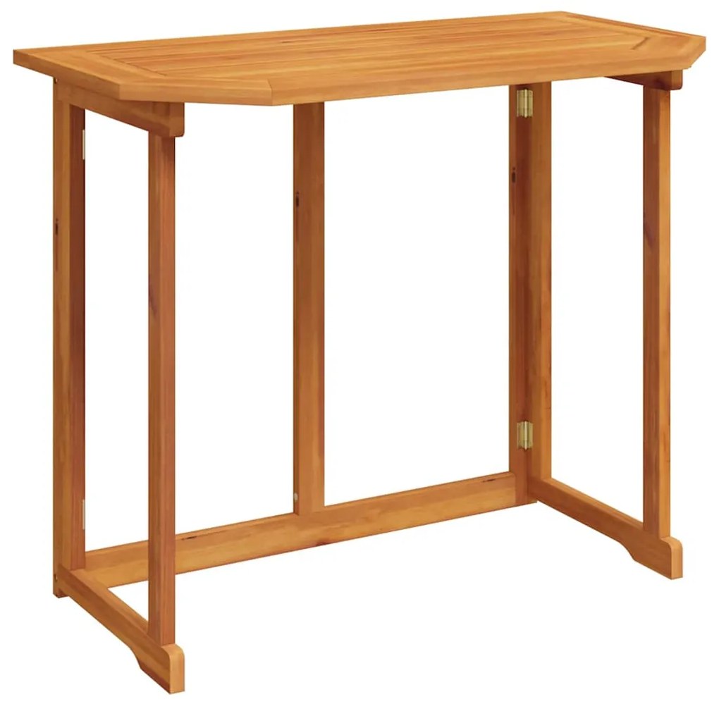 vidaXL Τραπέζι Bistro 90 x 50 x 75 εκ. από Μασίφ Ξύλο Ακακίας