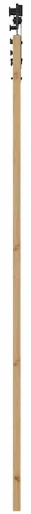 vidaXL Συρόμενη Πόρτα ORKDAL Καφέ 78 x 232 cm Ξύλο και μέταλλο