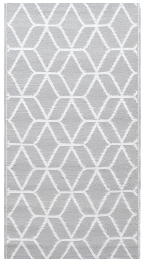 vidaXL Χαλί εξωτερικού χώρου ARAKIL γκρι 190x290 cm PP