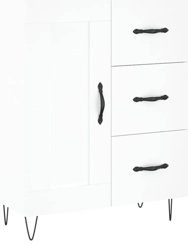 vidaXL Ντουλάπι Λευκό 69,5 x 34 x 90 εκ. από Επεξεργασμένο Ξύλο