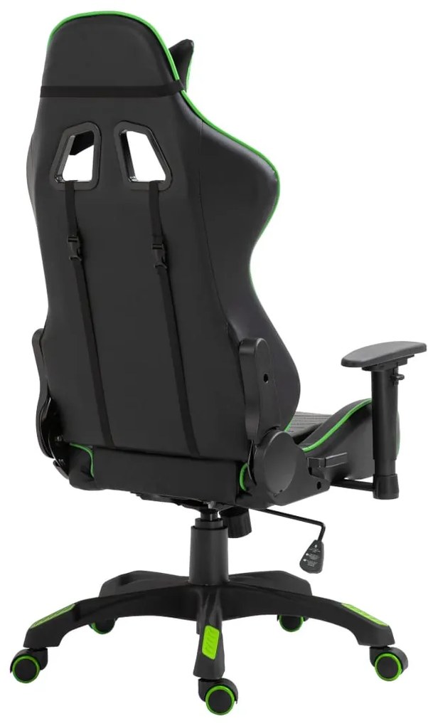 vidaXL Καρέκλα Gaming Πράσινη από Συνθετικό Δέρμα