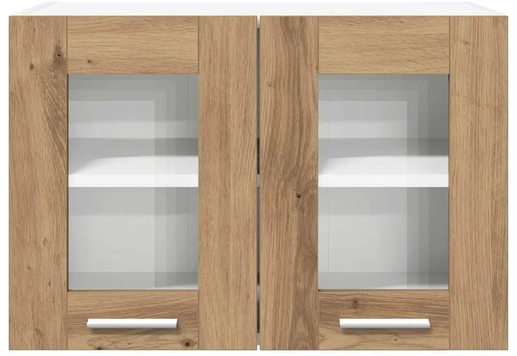 vidaXL Κρεμαστό ντουλάπι με αποθήκευση Artisan Oak 60 x 31 x 40 εκ