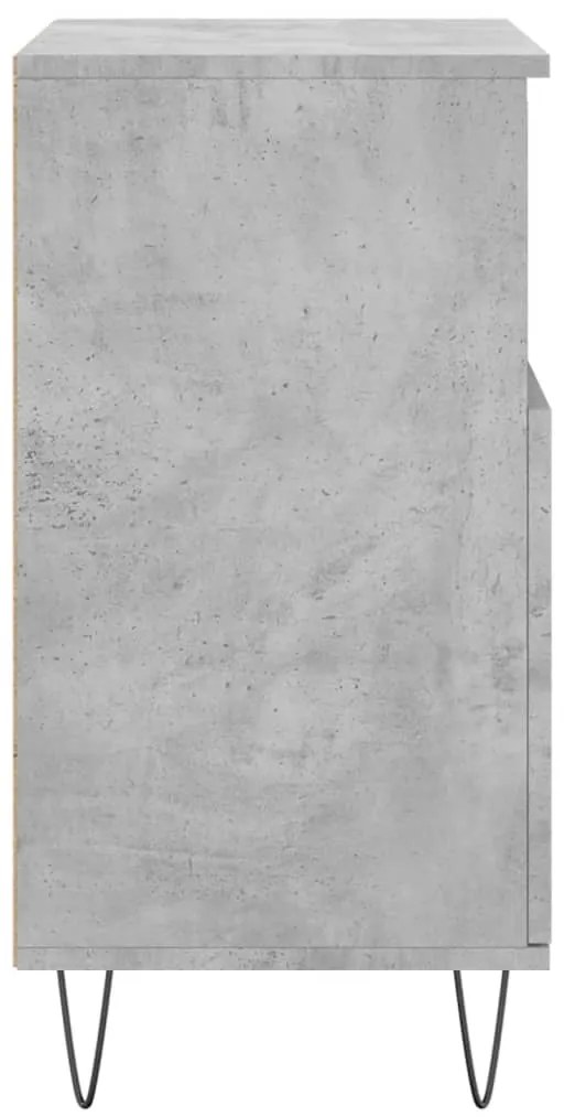 vidaXL Ντουλάπι Γκρι Σκυροδέματος 60x35x70 εκ. Επεξεργασμένο Ξύλο