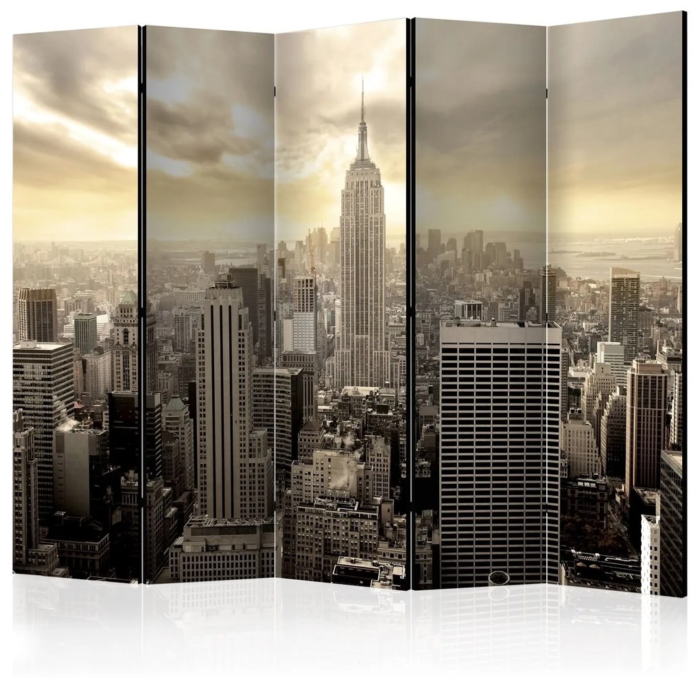 Διαχωριστικό με 5 τμήματα - Light of New York II [Room Dividers] 225x172