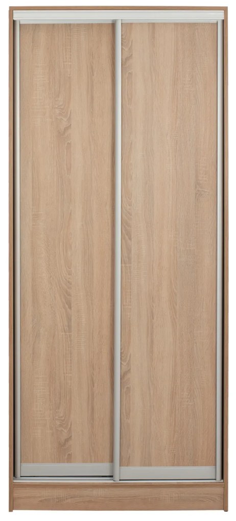 ΝΤΟΥΛΑΠΑ ΣΥΡΟΜΕΝΗ ADLER ΜΕΛΑΜΙΝΗΣ 90x45x210Yεκ. SONAMA OAK 2ΦΥΛΛΗ HM2436.01