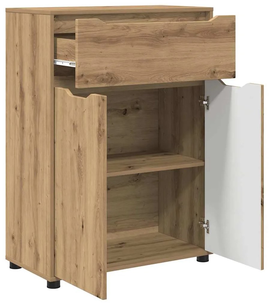 vidaXL Ντουλάπι Μπάνιου με συρτάρι Artisan Oak 72,5 x 36,5 x 100 εκ