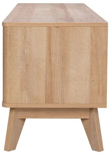 Έπιπλο τηλεόρασης Hamea mdf σε φυσική απόχρωση 145x39,5x49εκ 145x39.5x49 εκ.