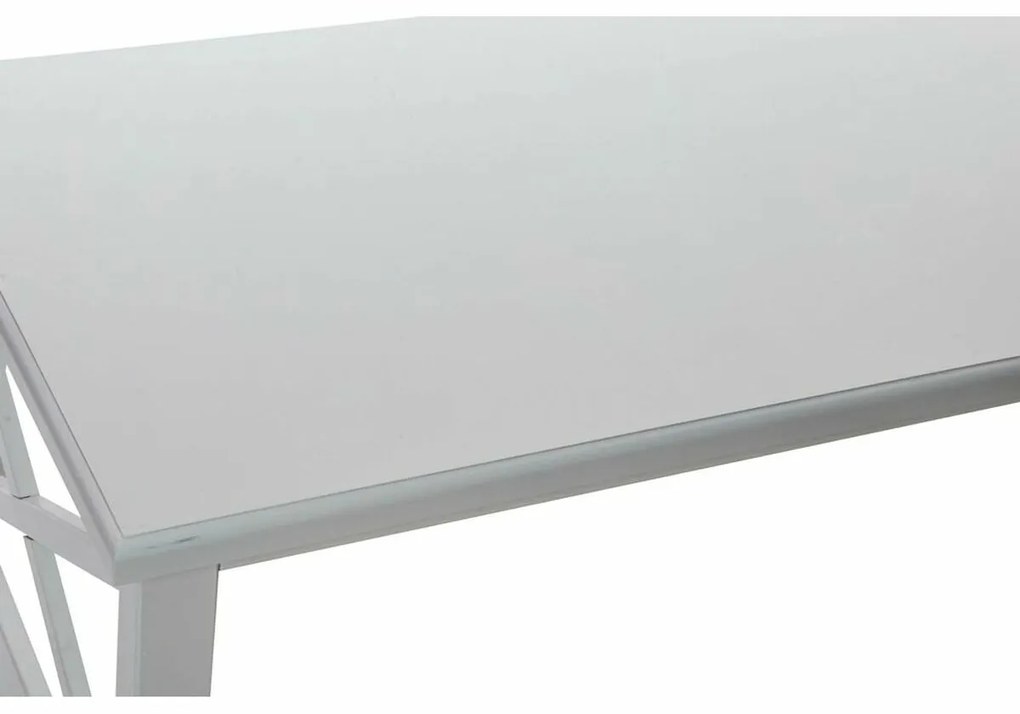 Τραπεζάκι Καφέ DKD Home Decor Λευκό Ξύλο (108 x 48 x 56,5 cm)