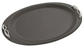 Δίσκος Μαύρος Οβαλ 30x47cm 2117