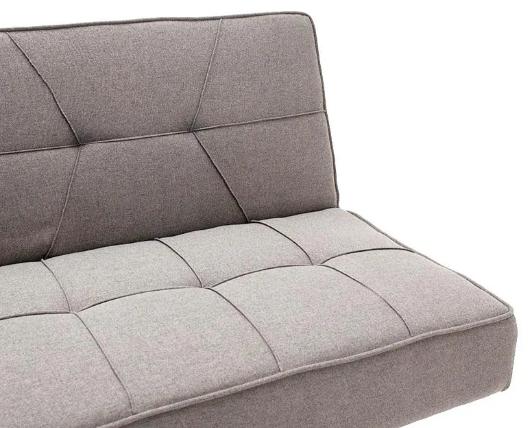 Καναπές - Kρεβάτι Travis 3θέσιος Ύφασμα Γκρι 175x83x74 εκ. 175x83x74 εκ.