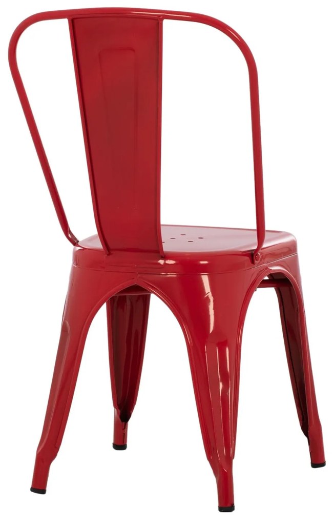 Καρέκλα μεταλλική Melita-Pro κόκκινη 44x47x84,5Υ εκ. 44x47x84.5 εκ.